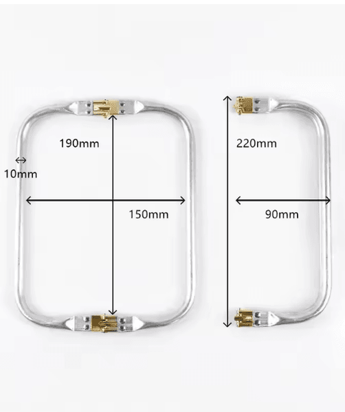 Metallramme til Clutch vesker